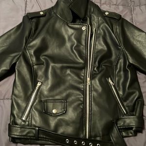 basic leather jacket
